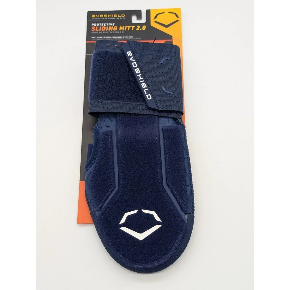 Evoshield 2.0 Baseball/Softball Sliding Mitt - Navy Blue Left/Right Hand Wear